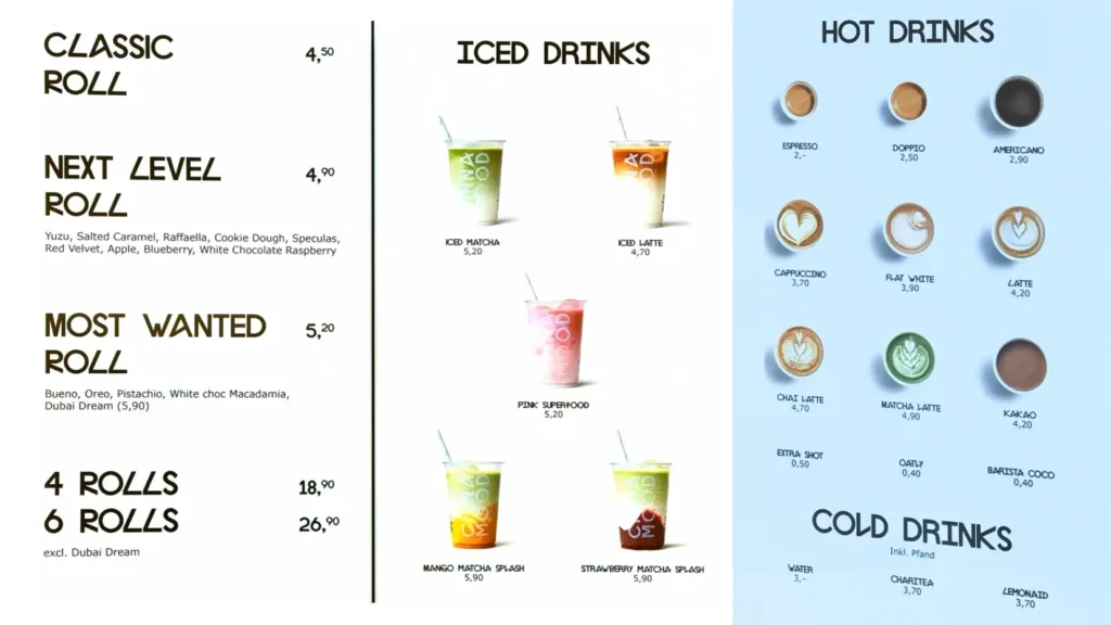 Cinnamood Preise Deutschland 2026 1. Quartal